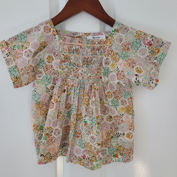 Bonpoint Other - Floral Handsmoked Liberty Fabric Bonpoint 6